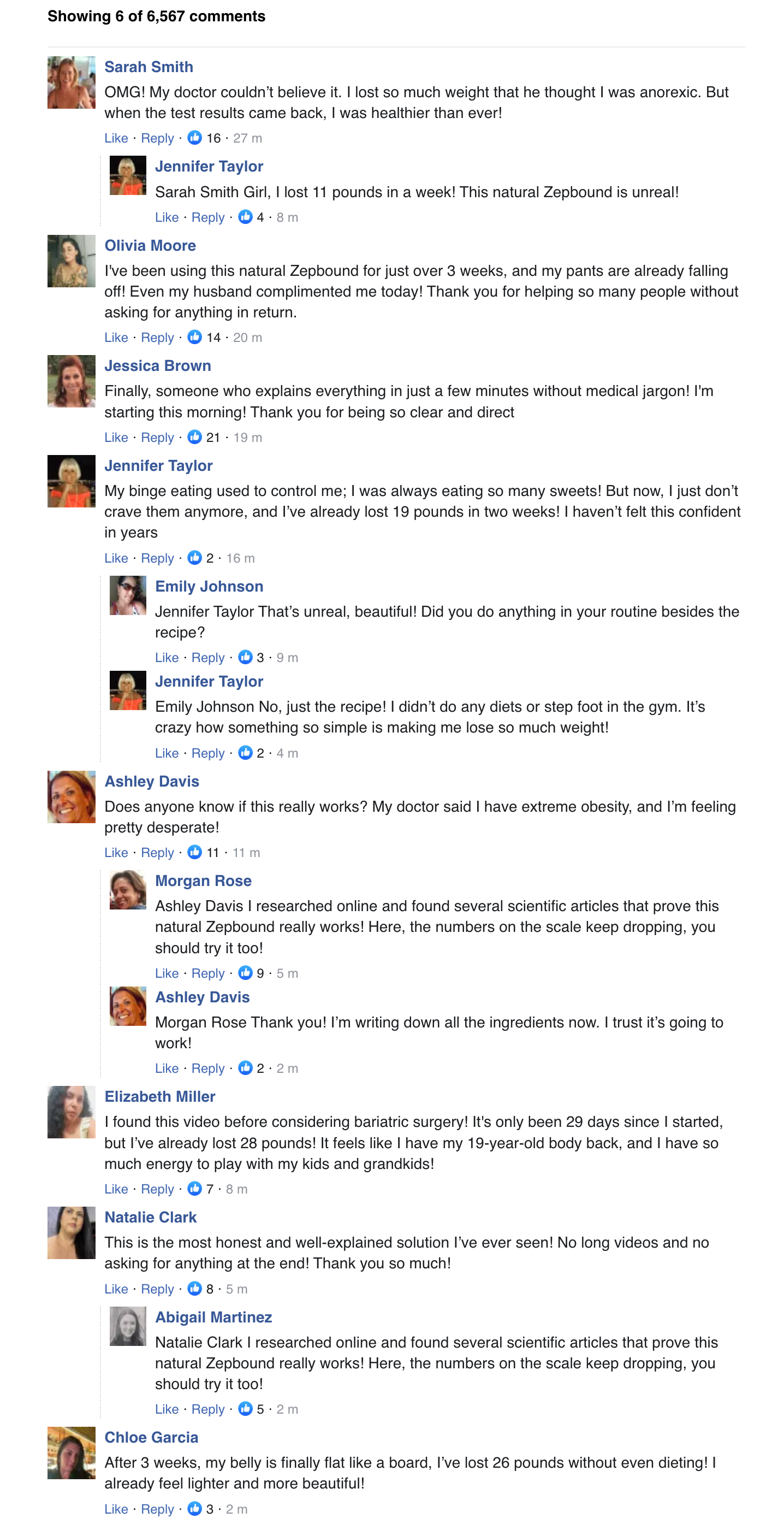 Facebook comments